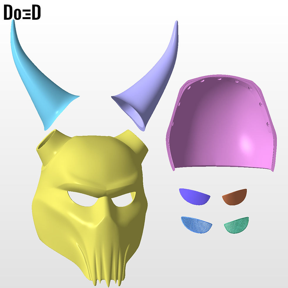 Thumbnail: Auggie Smith Top Trio Helmet Peacemaker Season 2 White Dragon 3D Model #KPM37