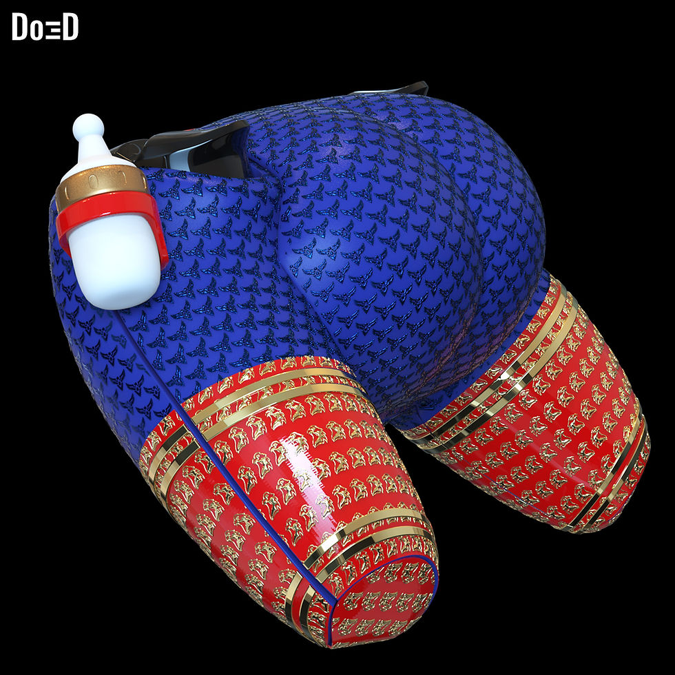 Thumbnail: Homelander PS5 Cheeky Controller Case Cover The Boys 3D Printable Model STL #HC4