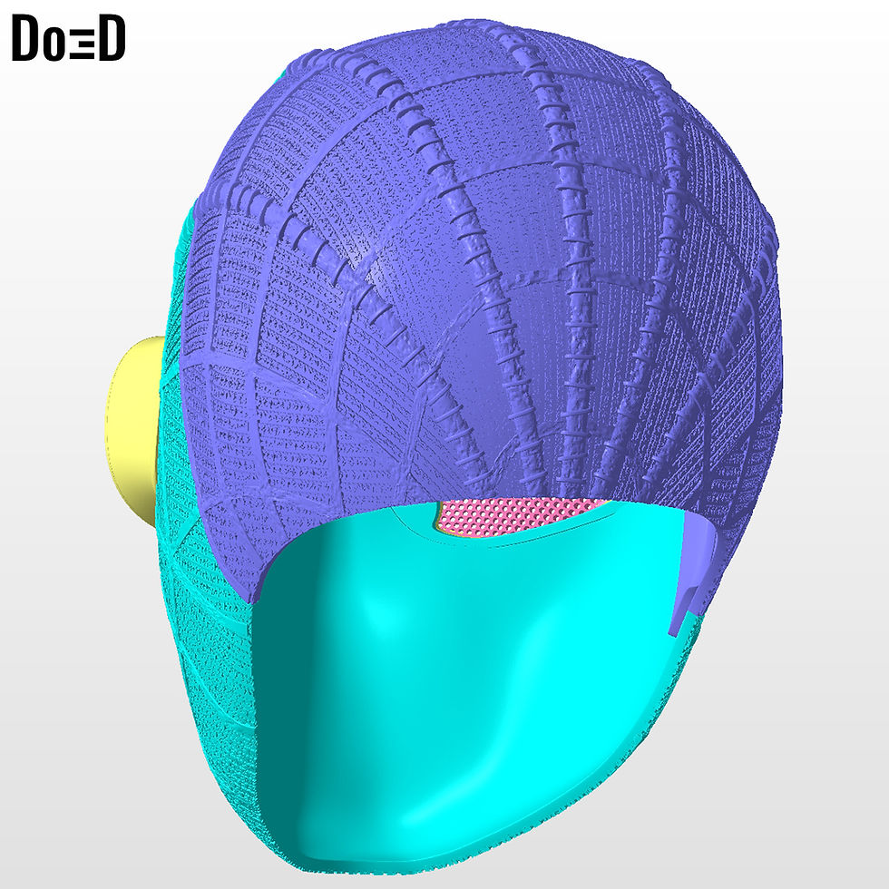 Thumbnail: Spider-Noir Helmet Nicolas Cage Spider-Man | 3D Printable Model #SN79