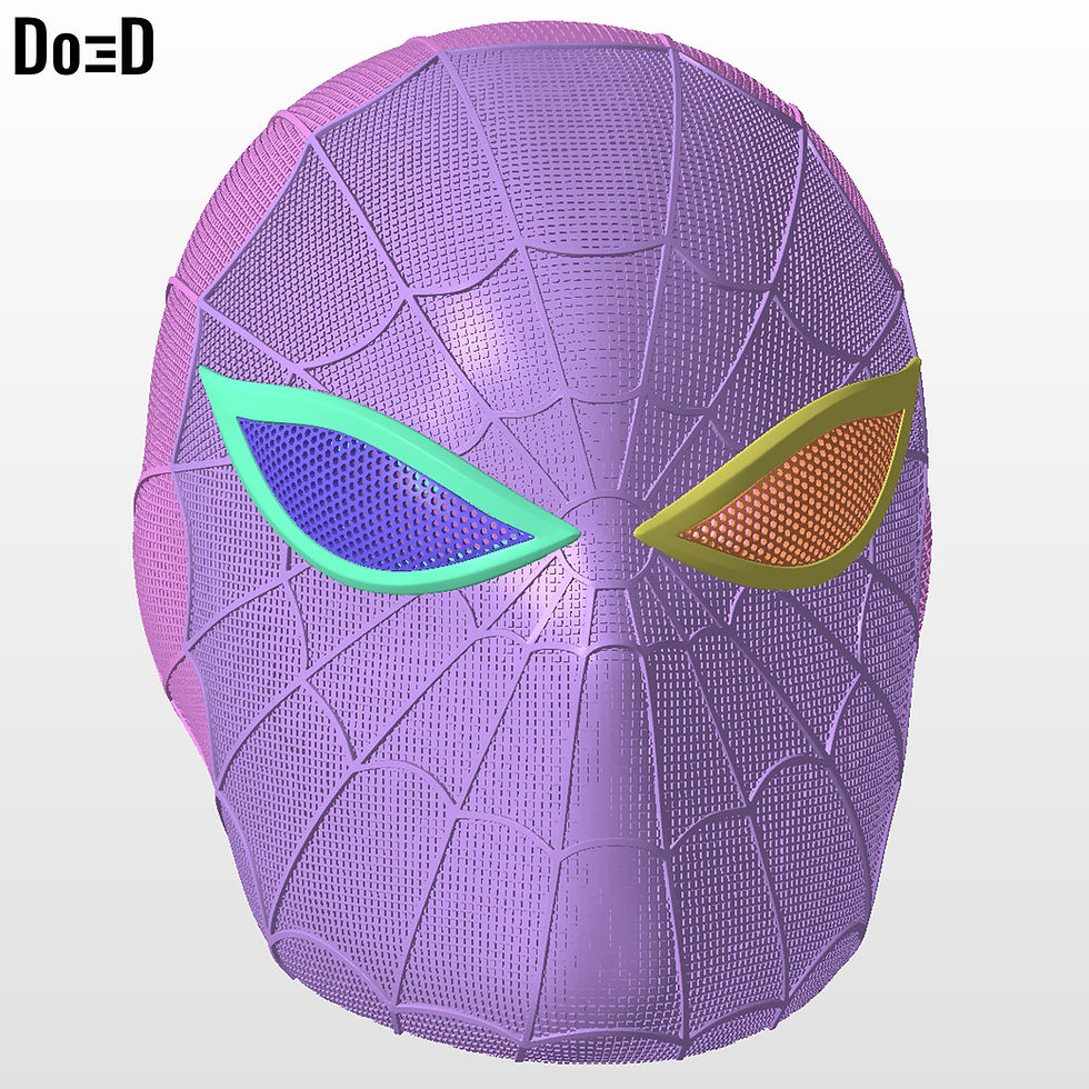 Thumbnail: Spider-Man 1978 Japan Helmet Spiderman 3D Printable Model #S979