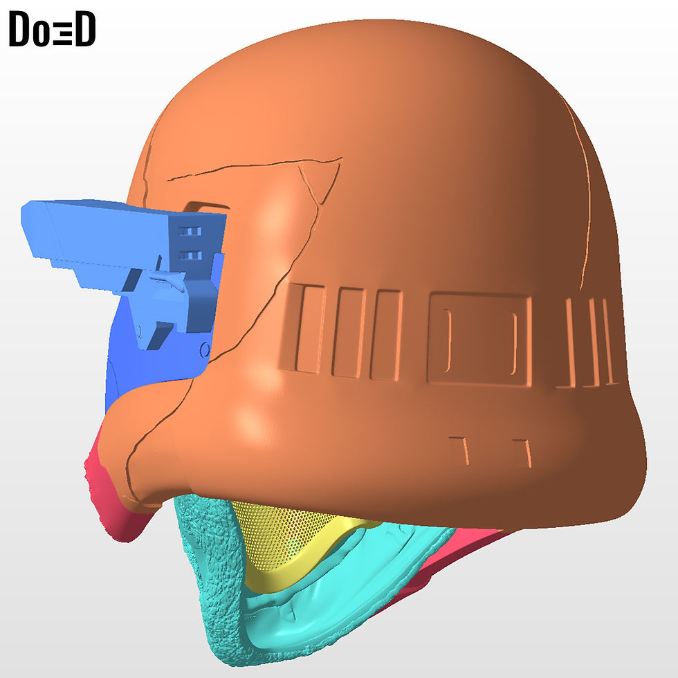 Thumbnail: Battle Damaged Death Trooper Ahsoka | 3D Printable Model STl #ZT42