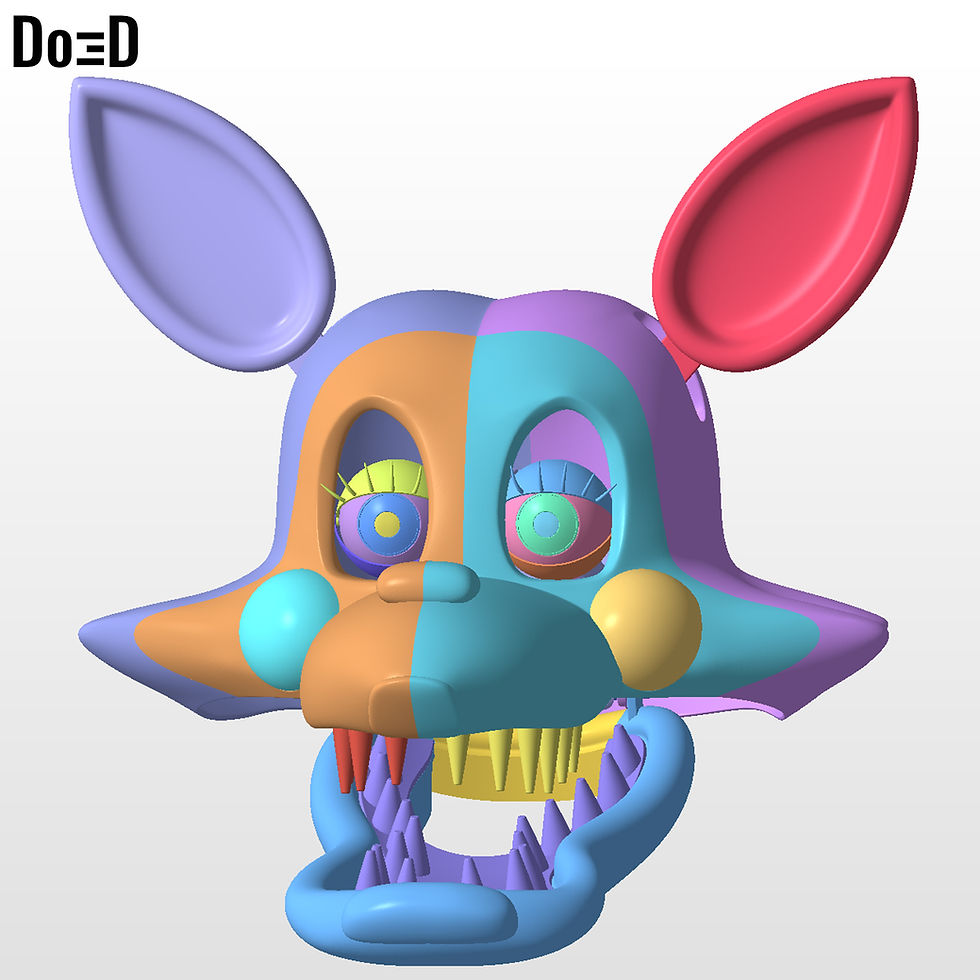 Thumbnail: Mangle Toy Foxy Five Nights At Freddy's 2 FNAF | 3D Printable Model #FF225
