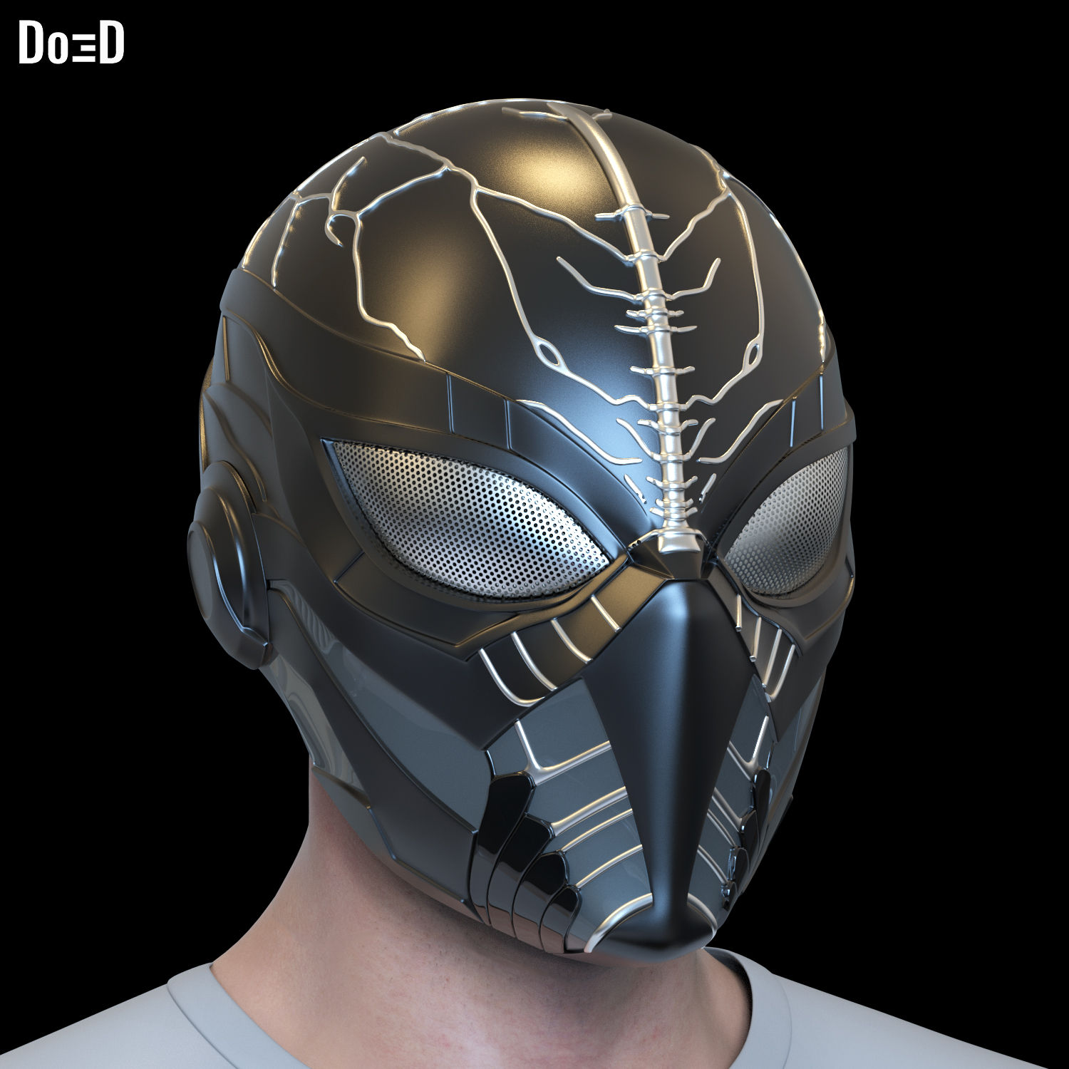 X Beetle 001 Spider-Man Variant Helmet | 3D Printable Model STL File #XB001