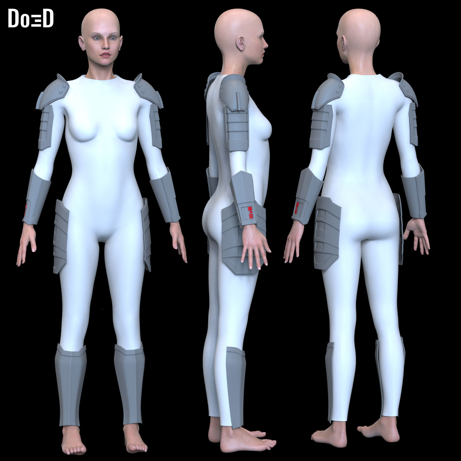 Shin Hati Armor | 3D Printable Model STL File #S998