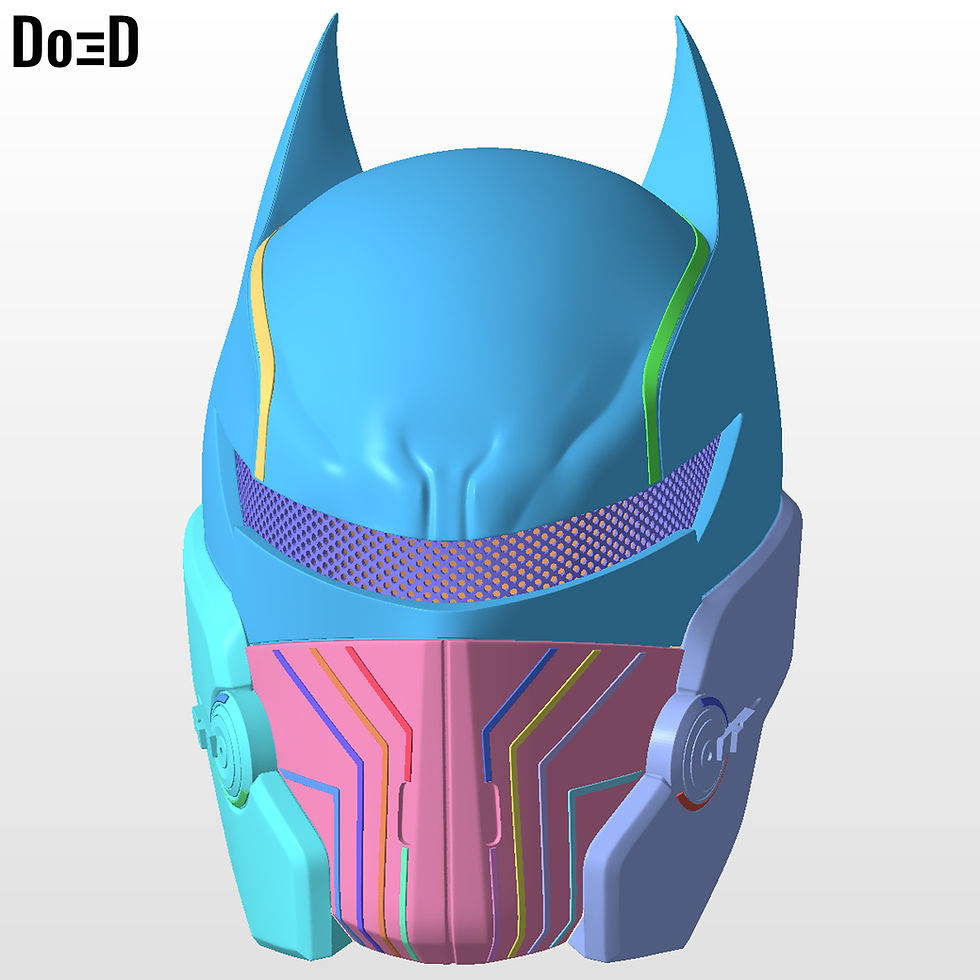 Thumbnail: HellBat Full Armors XE Suit Version Batman 3D Printable Model STL File #HB486