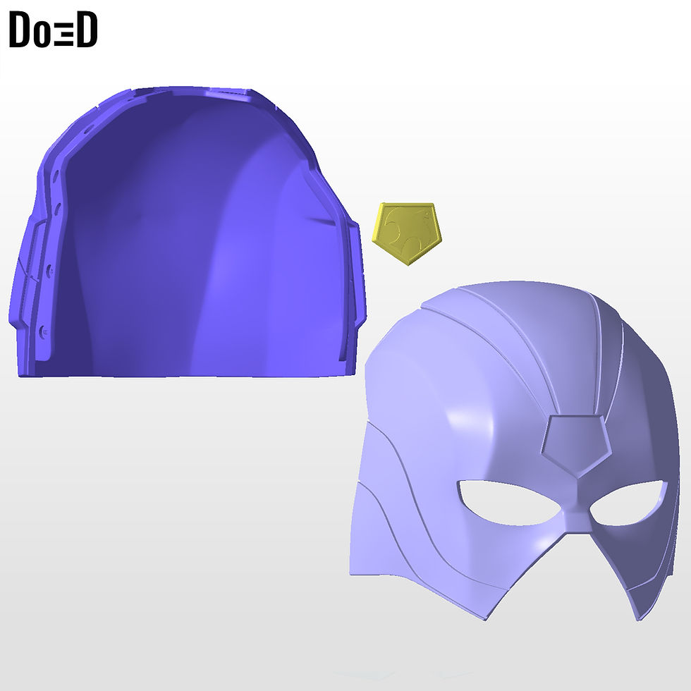 Thumbnail: Peacemaker Season 2 Top Trio Helmet | 3D Printable Model Print File STL #PMS2