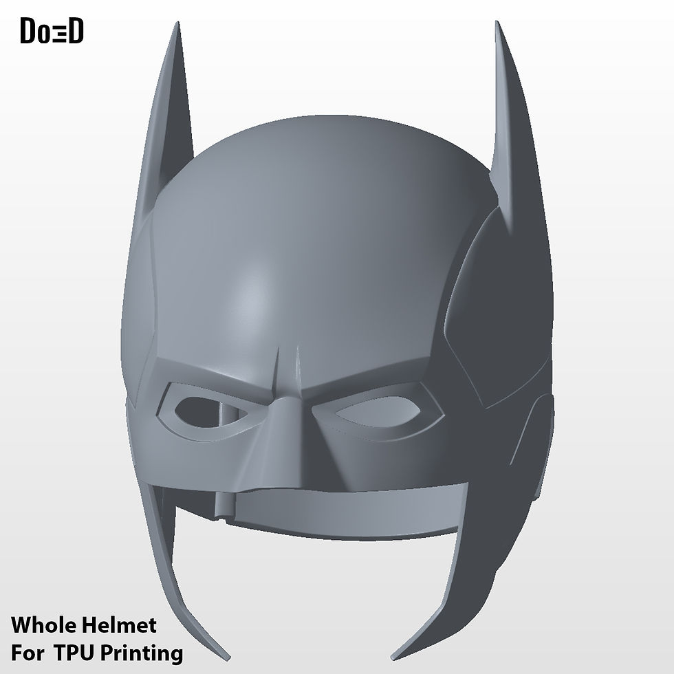 Thumbnail: BatNoir Helmet M2 & M3 Bundle: Interchangeable Do3D Exclusive 3D Model STL #BN23