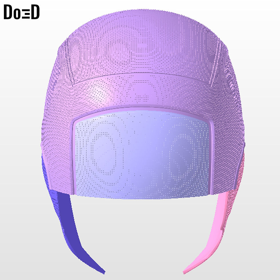 Thumbnail: Devilseye Helmet Bullseye & Daredevil MashUp Variant | 3D Model STL File #BD4535