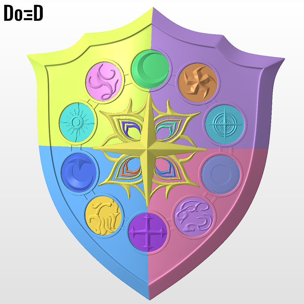 Thumbnail: Doctor Doom Shield Concept 3D Printable Model STL File #D771