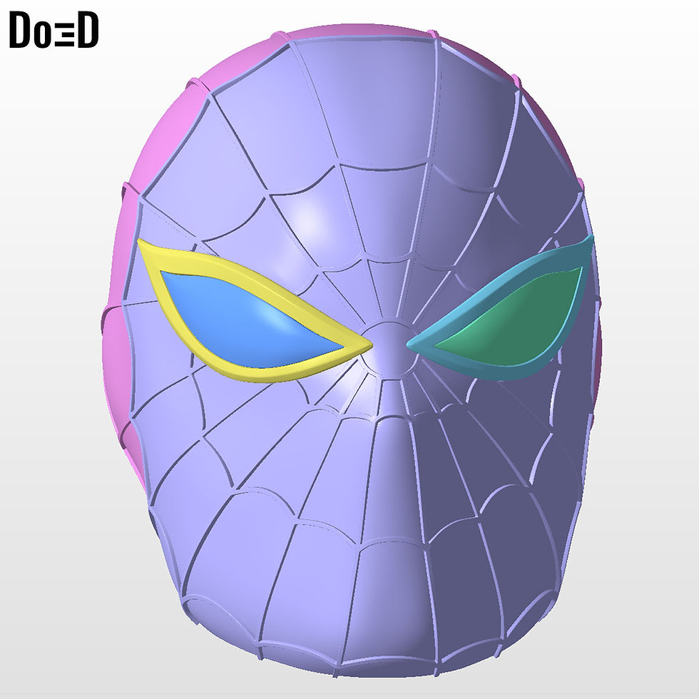 Thumbnail: Spider-Man 1978 Japan Helmet Spiderman 3D Printable Model #S979