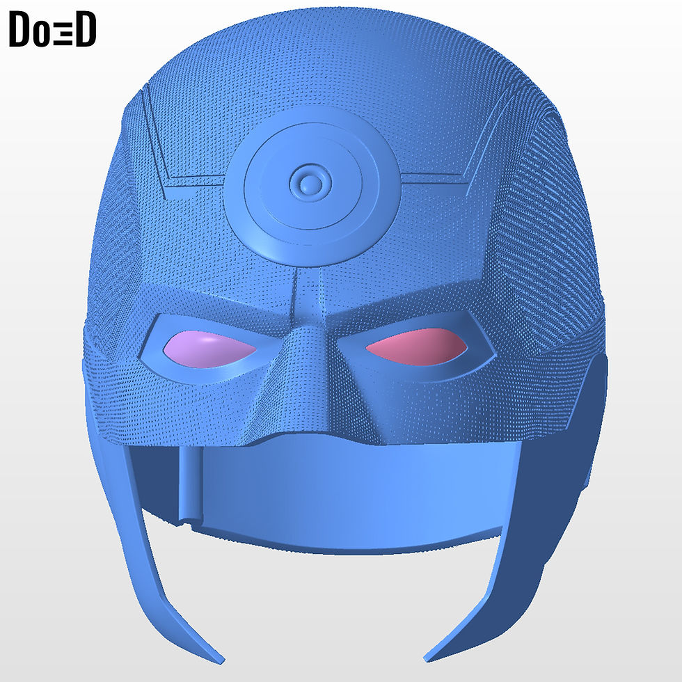 Thumbnail: Bullseye MCU Style Helmet Daredevil Born Again Season 3 | 3D Print Model STL #BE