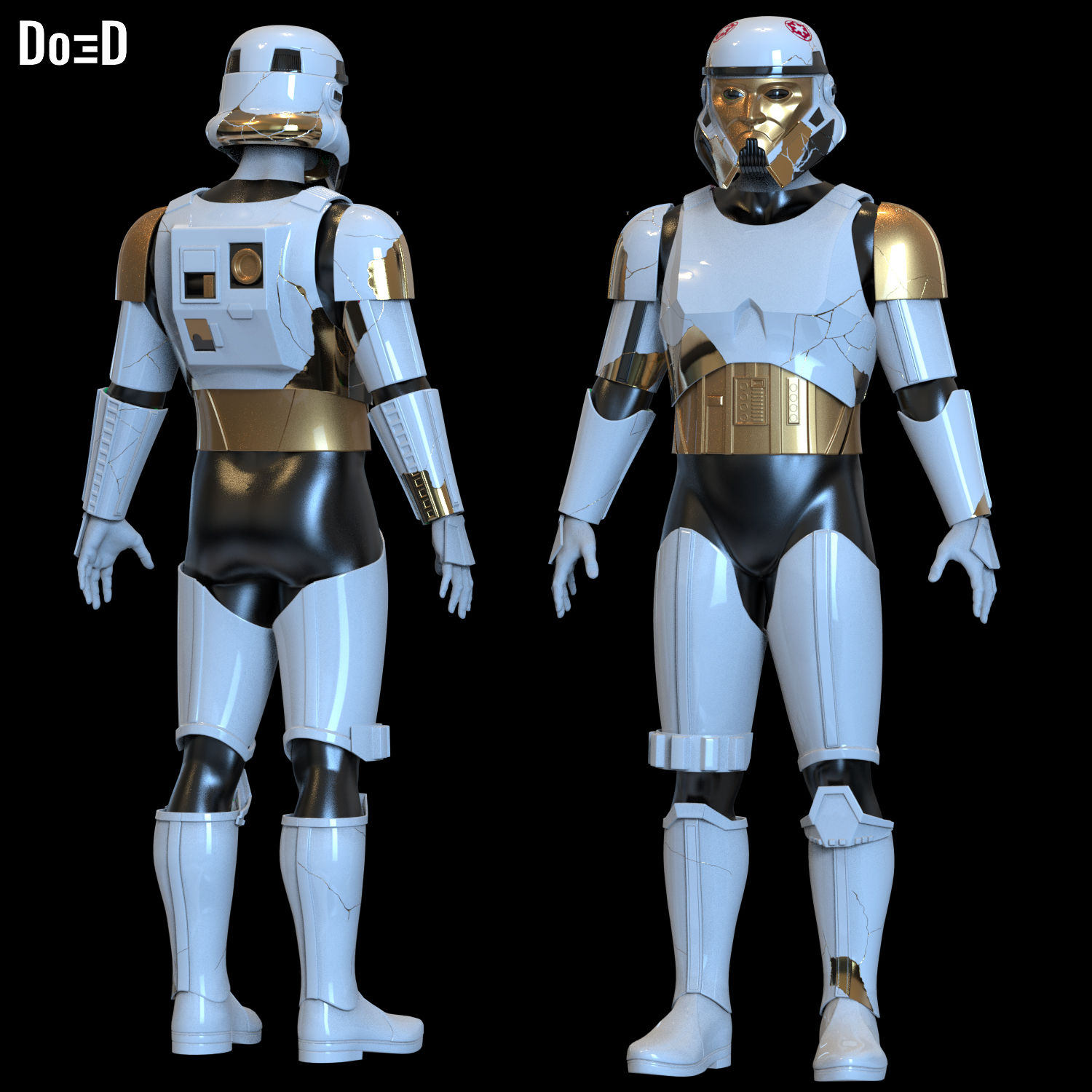 Captain Enoch from Ahsoka Full Body Armor | 3D Printable Model #EC21