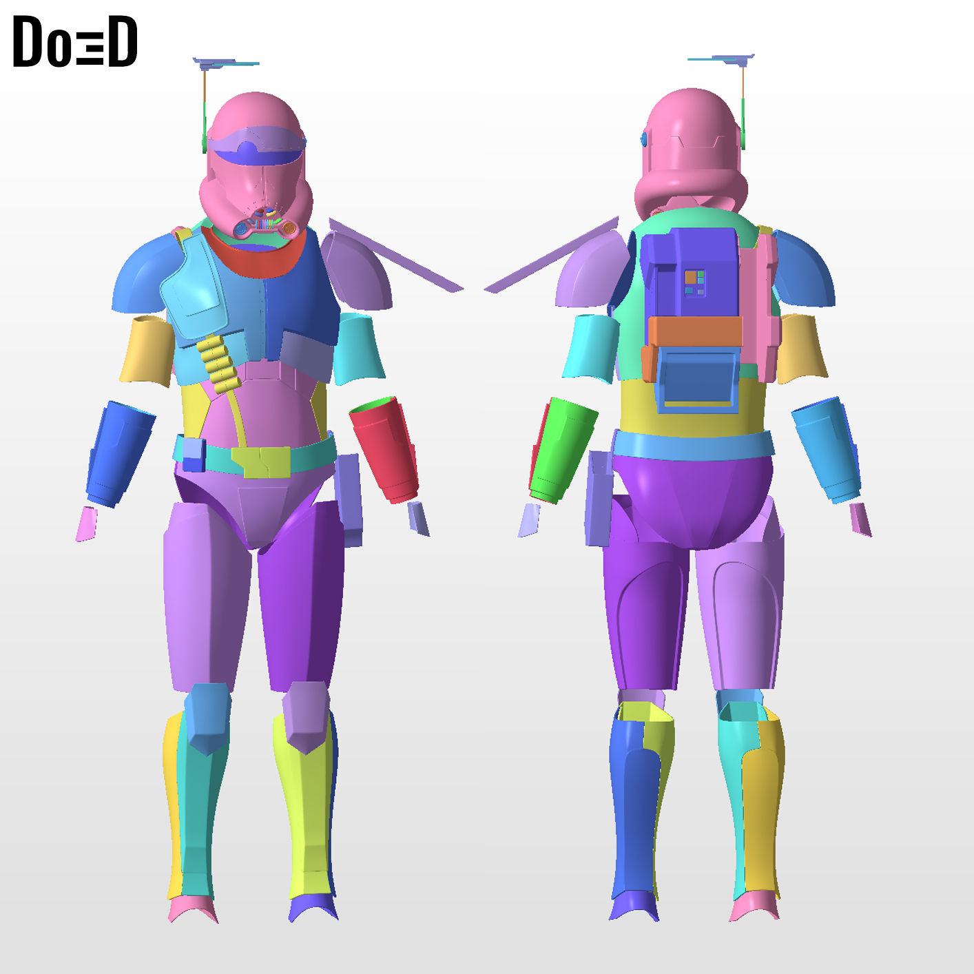 Crosshair Bad Batch Armor | 3D Printable Model #C6219