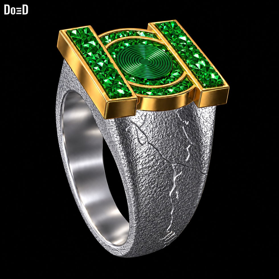 Thumbnail: Green Lantern Ring 2026 from Lanterns 3D Printable Model Print File STL #LS2713