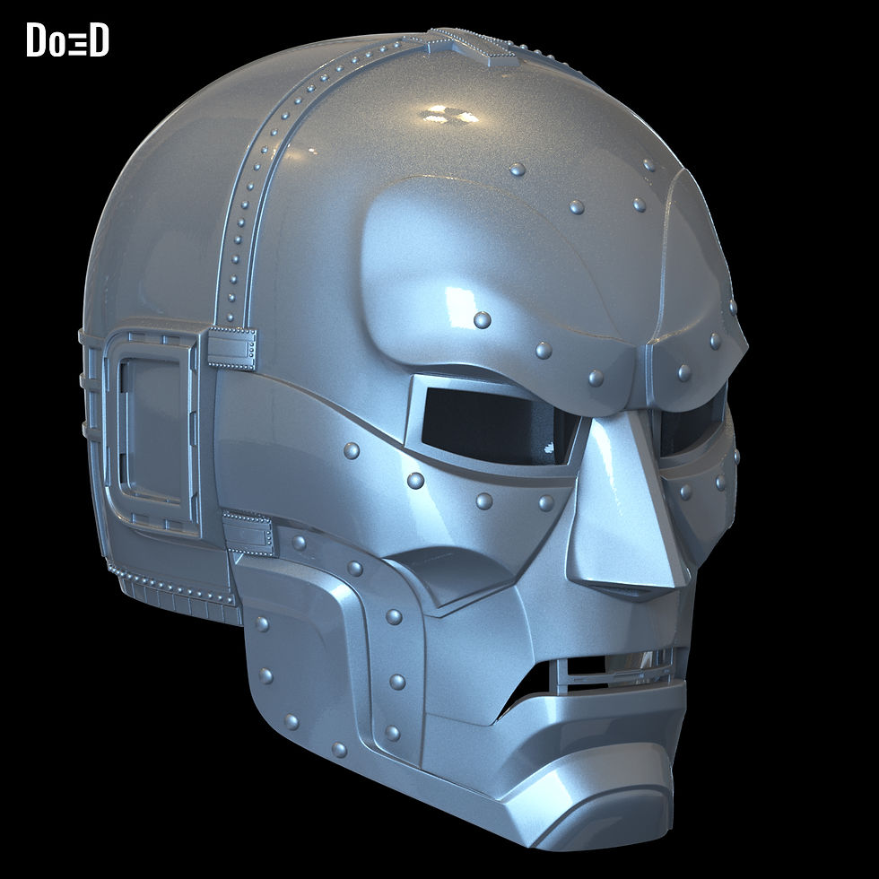 Thumbnail: Doctor Doom Helmet Avengers Doomsday SDCC 2026 Version 3D Printable Model #FTD1