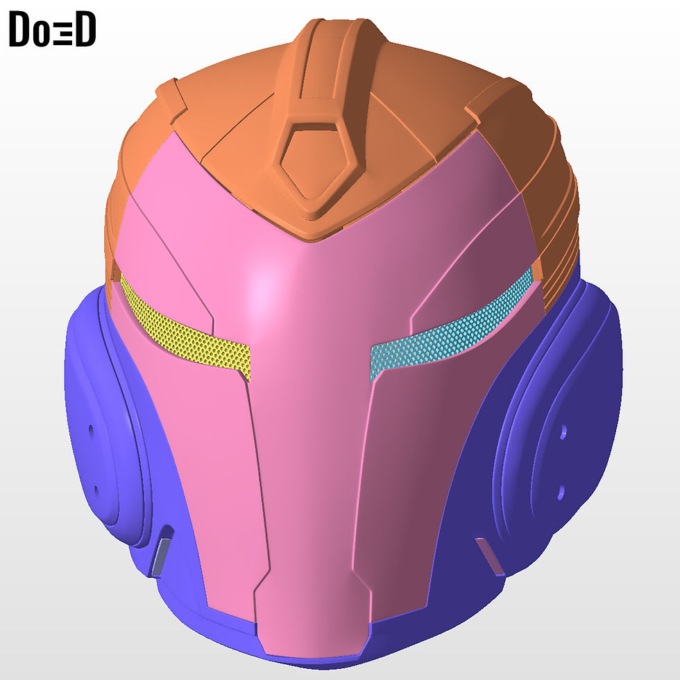 Thumbnail: IronHeart MIT Helmet 3D Printable Model STL File #IHM131