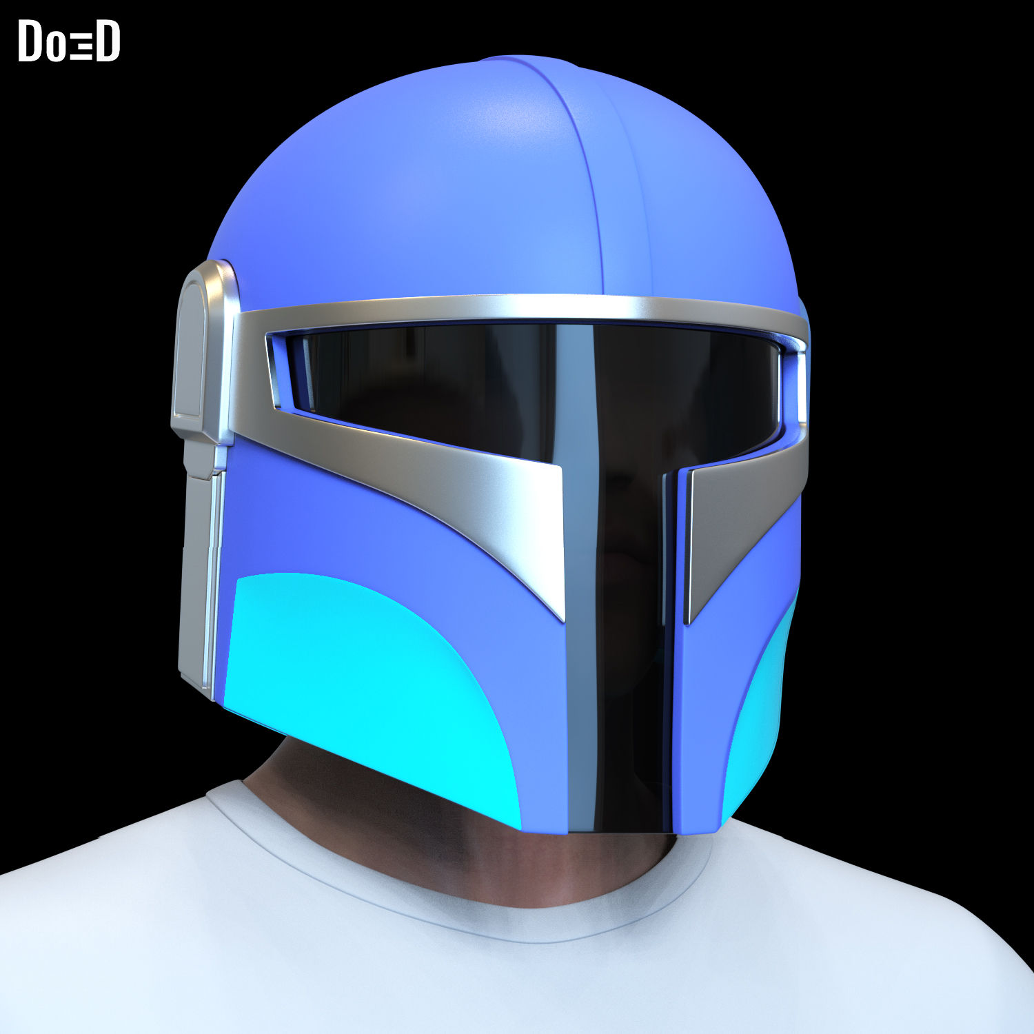 Foundling Mandalorian Helmet Young / Kid Mondo 3D Printable Model STL #N277