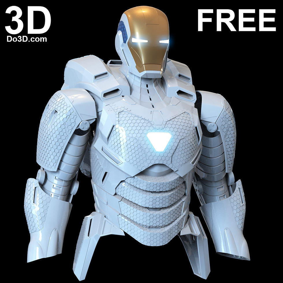 Thumbnail: Iron Man Mark XXXIX Gemini (MK 39) Full Body Armor | FREE 3D Printable Model