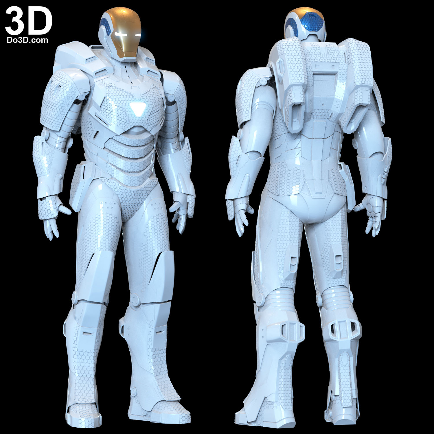 Iron Man Mark XXXIX Gemini (MK 39) Full Body Armor | FREE 3D Printable Model