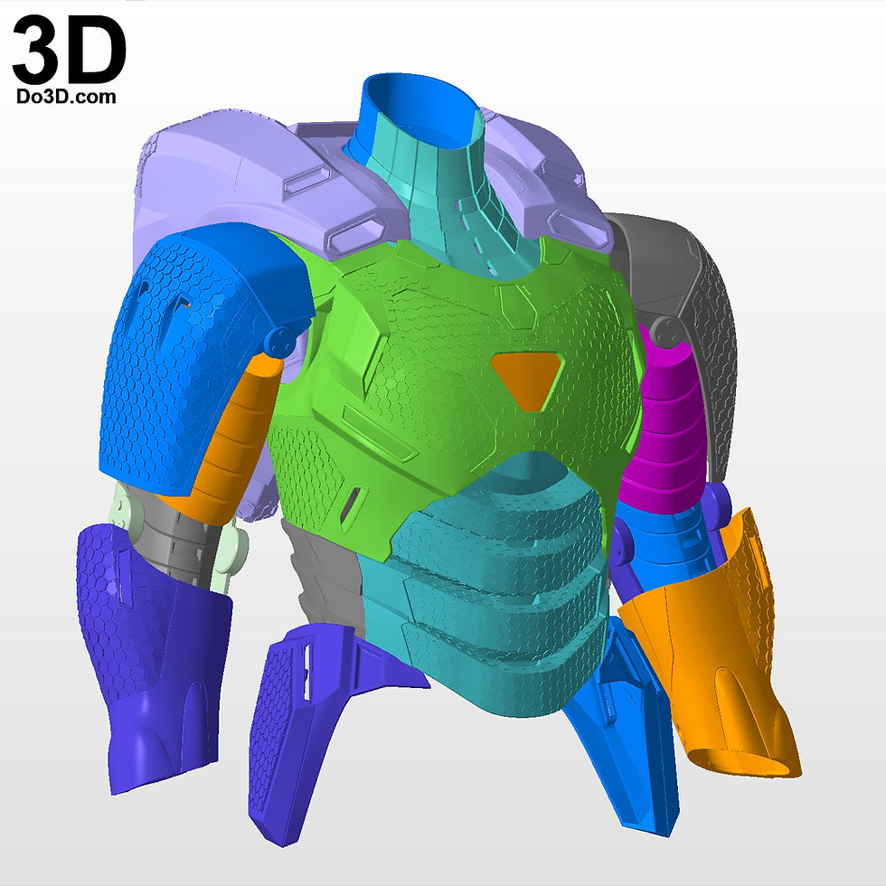 Thumbnail: Iron Man Mark XXXIX Gemini (MK 39) Full Body Armor | FREE 3D Printable Model