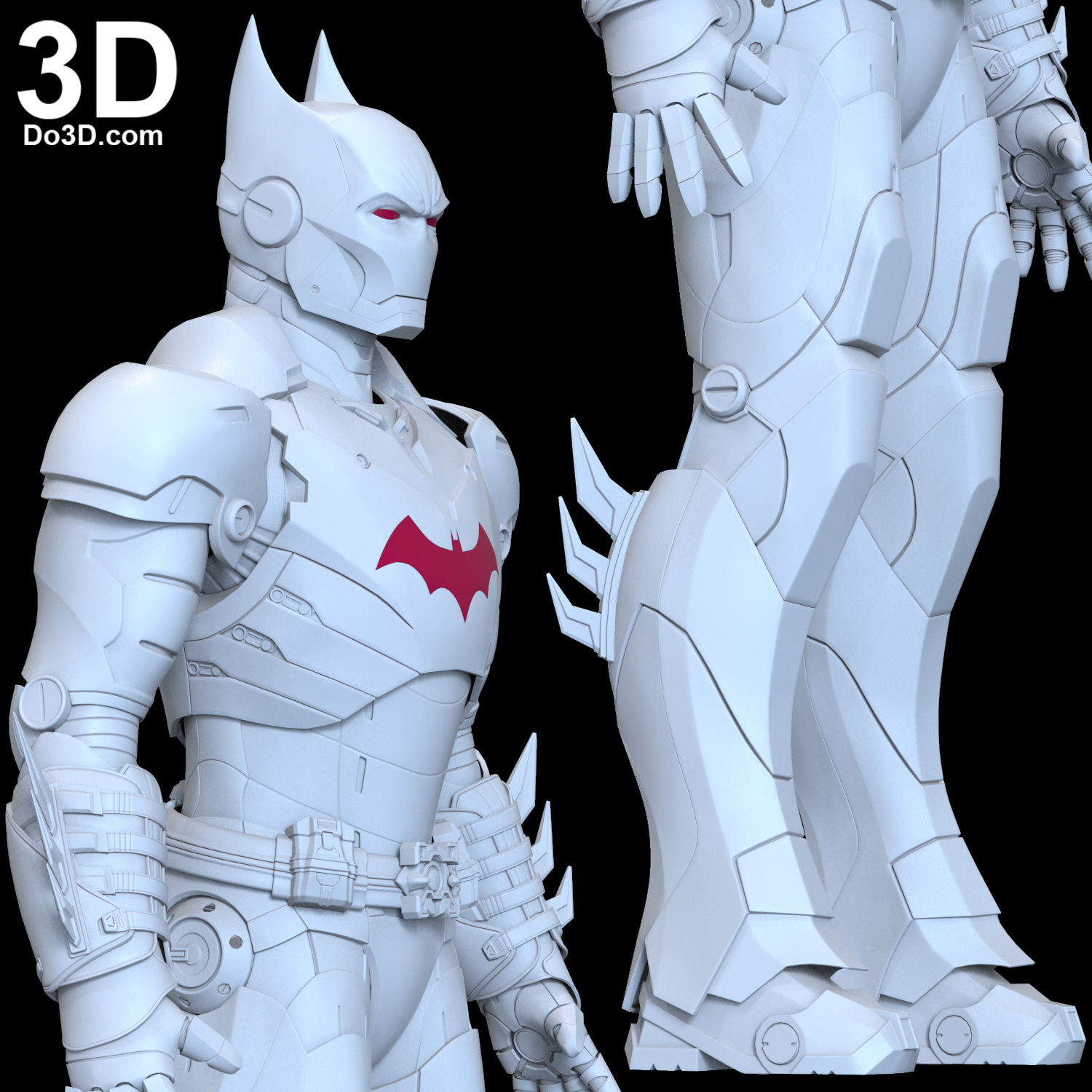 Iron Bat Concept Full Body Armor | 3D Printable Model