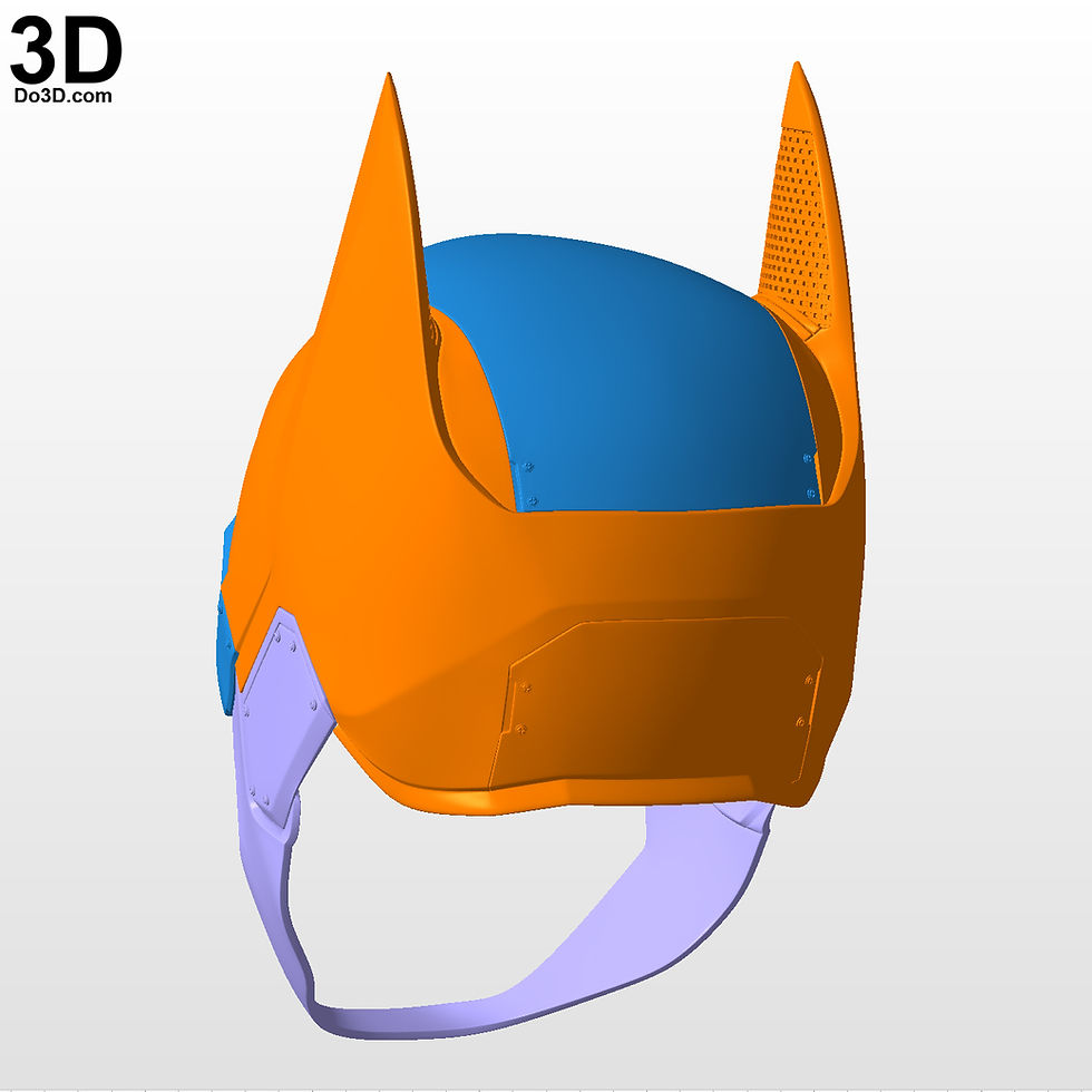 Thumbnail: Batman 2022 Concept Helmet Ben Affleck Cowl 3D Printable Model STL File #B25