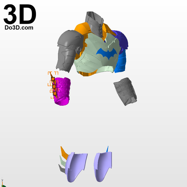 Thumbnail: Iron Bat Concept Full Body Armor | 3D Printable Model
