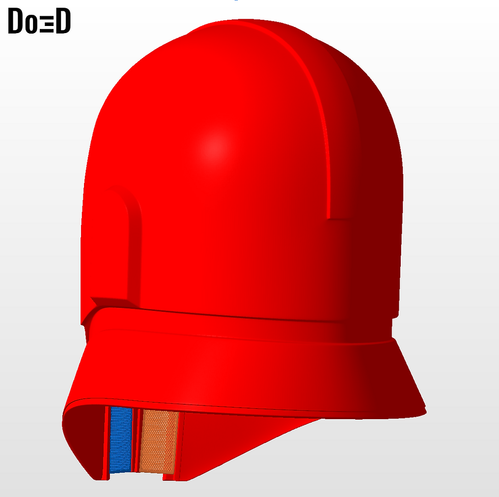 Thumbnail: Praetorian Guard Helmet Moff Gideon Mandalorian 3D Printable Model STL File #P11