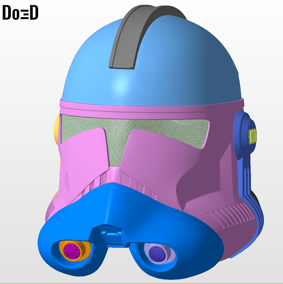 Thumbnail: Clone Trooper Phase 2 Star Wars Helmet | 3D Printable Model STL File #1587