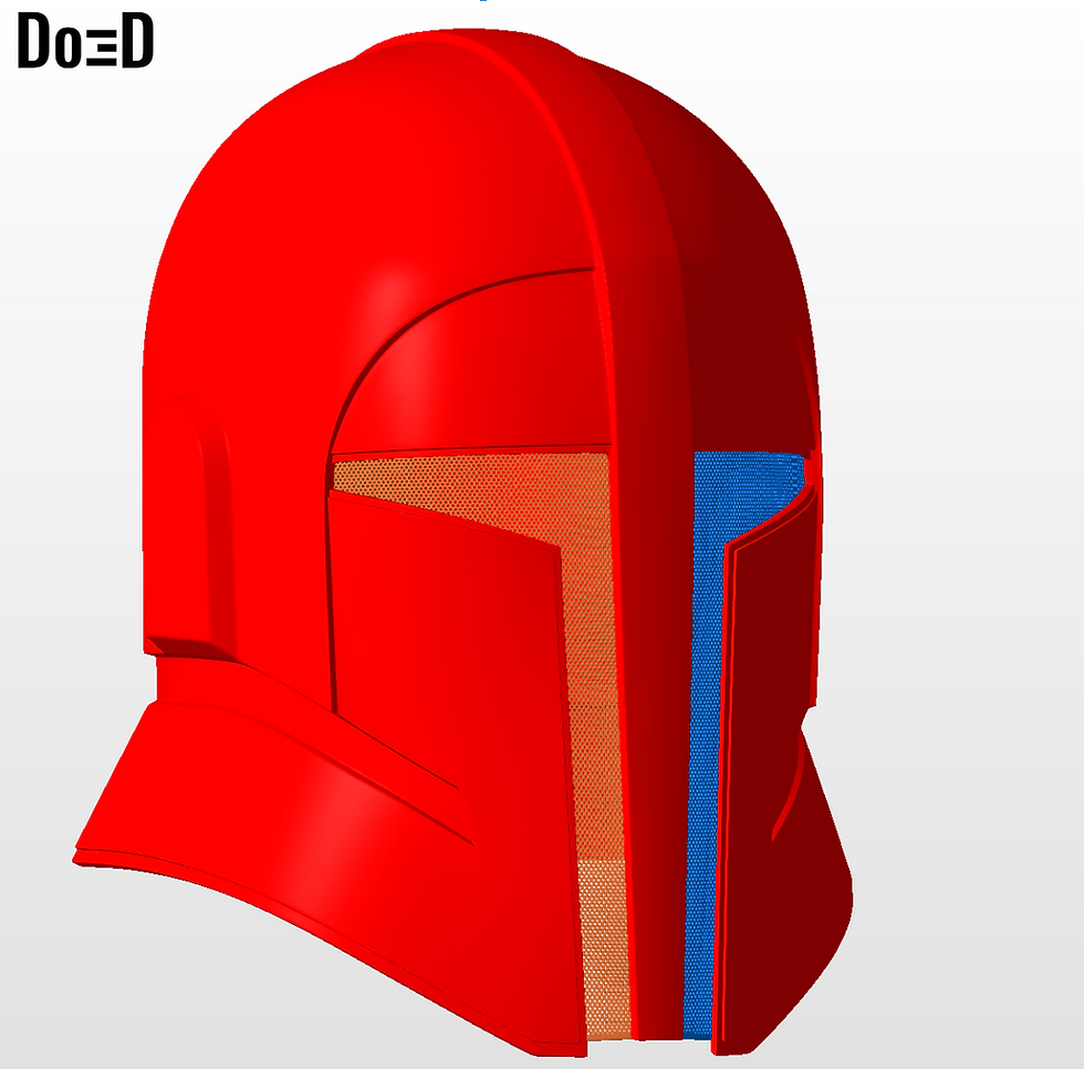 Thumbnail: Praetorian Guard Helmet Moff Gideon Mandalorian 3D Printable Model STL File #P11