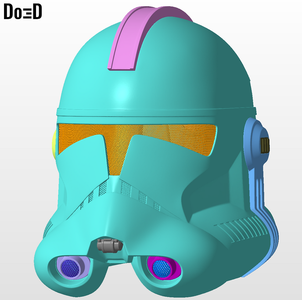 Thumbnail: Clone Trooper Phase 2 Star Wars Helmet | 3D Printable Model STL File #1587