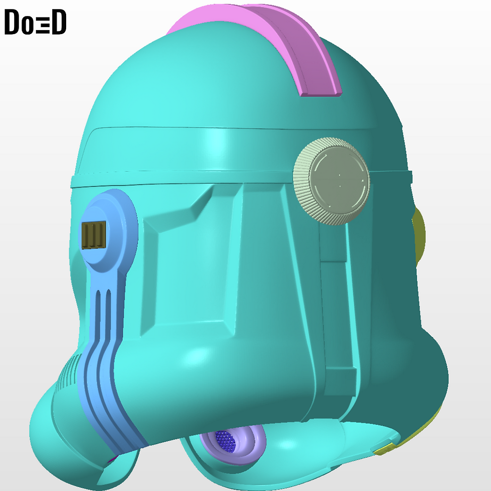 Thumbnail: Clone Trooper Phase 2 Star Wars Helmet | 3D Printable Model STL File #1587