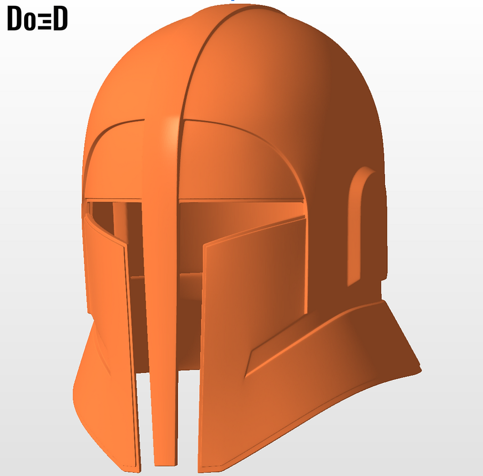 Thumbnail: Praetorian Guard Helmet Moff Gideon Mandalorian 3D Printable Model STL File #P11
